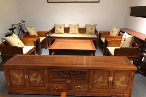 緬甸花梨木六件套獨(dú)板沙發(fā)價(jià)格多少錢(qián)一