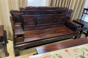 老撾大紅酸枝紅木家具客廳沙